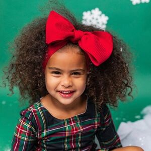 NWOT Mini Prep Adjustable Headwrap Red